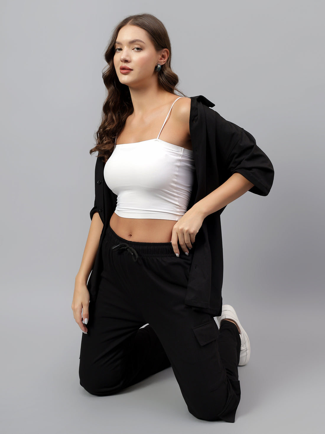 Women’s Cargo Co-ord Set | Stylish Shirt & Cargo Pants | Summer Fashion