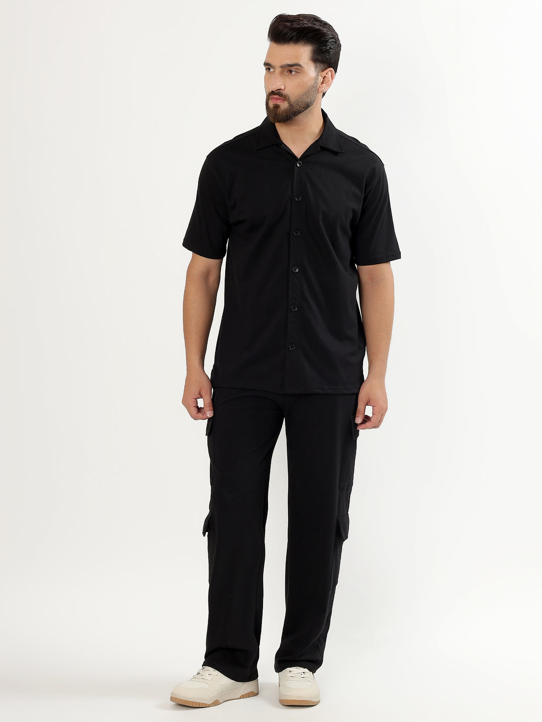 Kvetoo Mens Oversized Summer Wear Co-ord Set