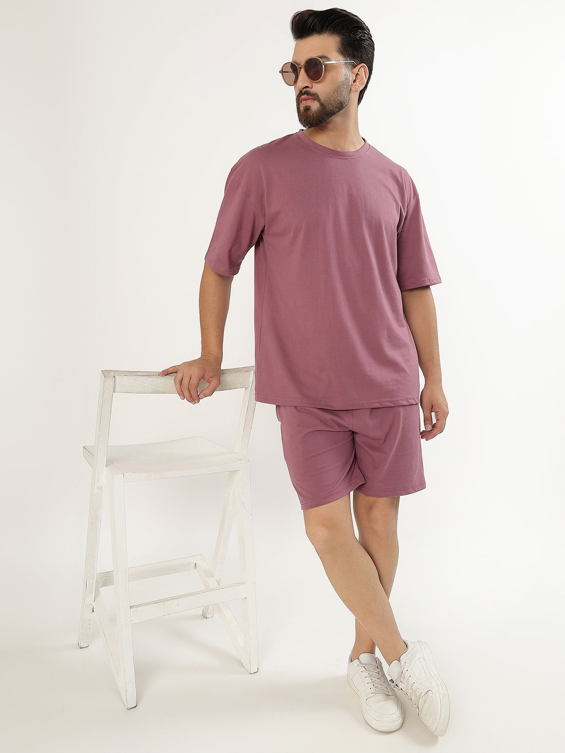 Kvetoo Men Cotton Coord Set for Men, Shorts For Men