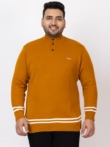 MEN 3 BUTTON SWEATER PLUS SIZE