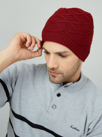 WOOLEN BEANIE CAP FOR MEN