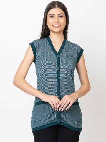 SLEEVELESS SWEATER FOR LADIES