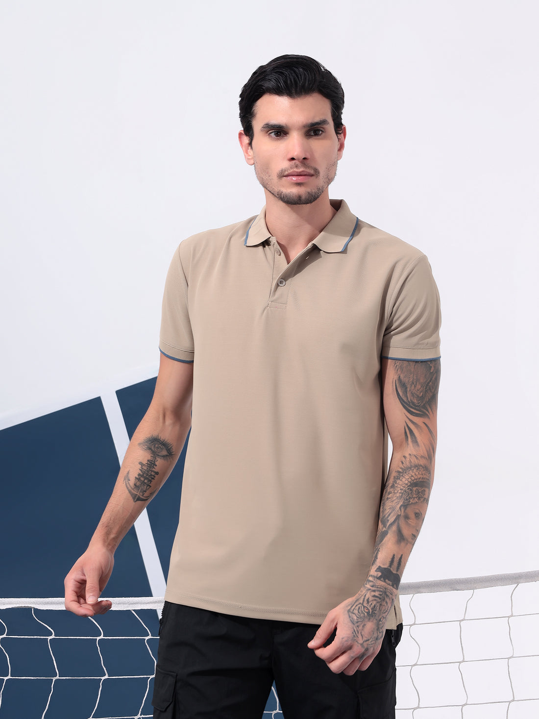 Kvetoo Men’s Elite Activewear Polo T-Shirt – Performance Meets Sophistication