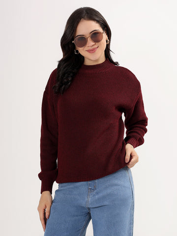 Kvetoo Women’s Premium Knitted Sweater – Soft Winter Pullover, Elegant Warm Knitwear for Casual & Office Wear