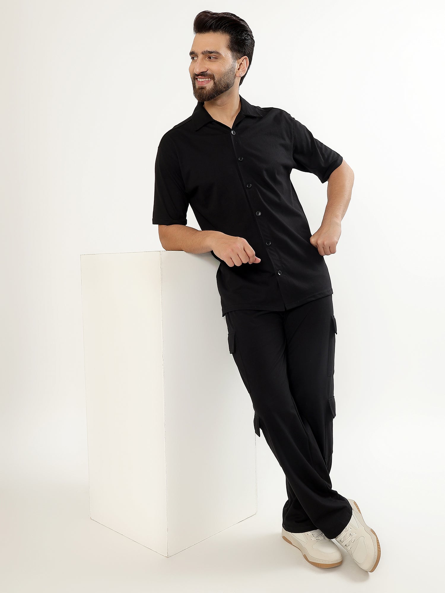 Kvetoo Mens Oversized Summer Wear Co-ord Set