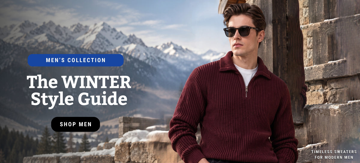 The winter style guide. Shop men.