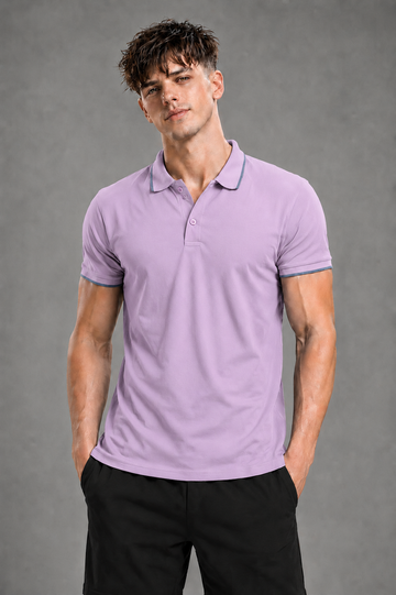 Men's Levender Polo T shirt